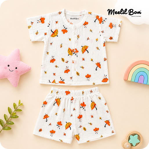 Premium 100% Muslin Coord Set