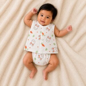 Rabbit - Muslin Jabla for Baby