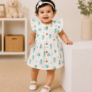 Muslin baby Girl Frock