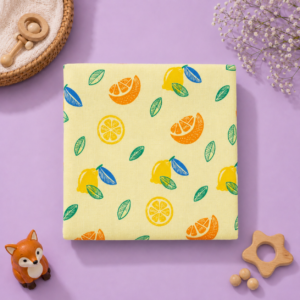 Extra Large Premium Muslin Baby Bath Towel | Orange